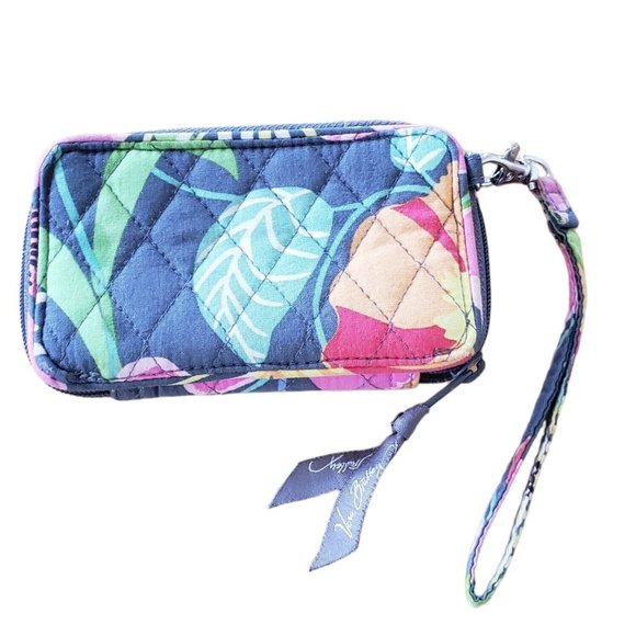 Vera Bradley Wristlet Jazzy Blooms Wallet Floral Colorful Please See Description - Picture 8 of 8